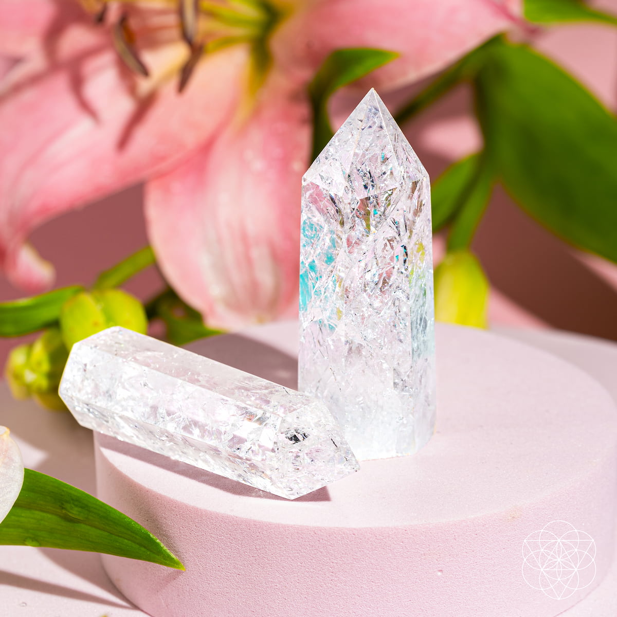 Limitless Manifestation - Ice Quartz Point – Home Decoration