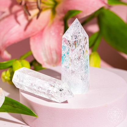 Limitless Manifestation - Ice Quartz Point – Home Decoration