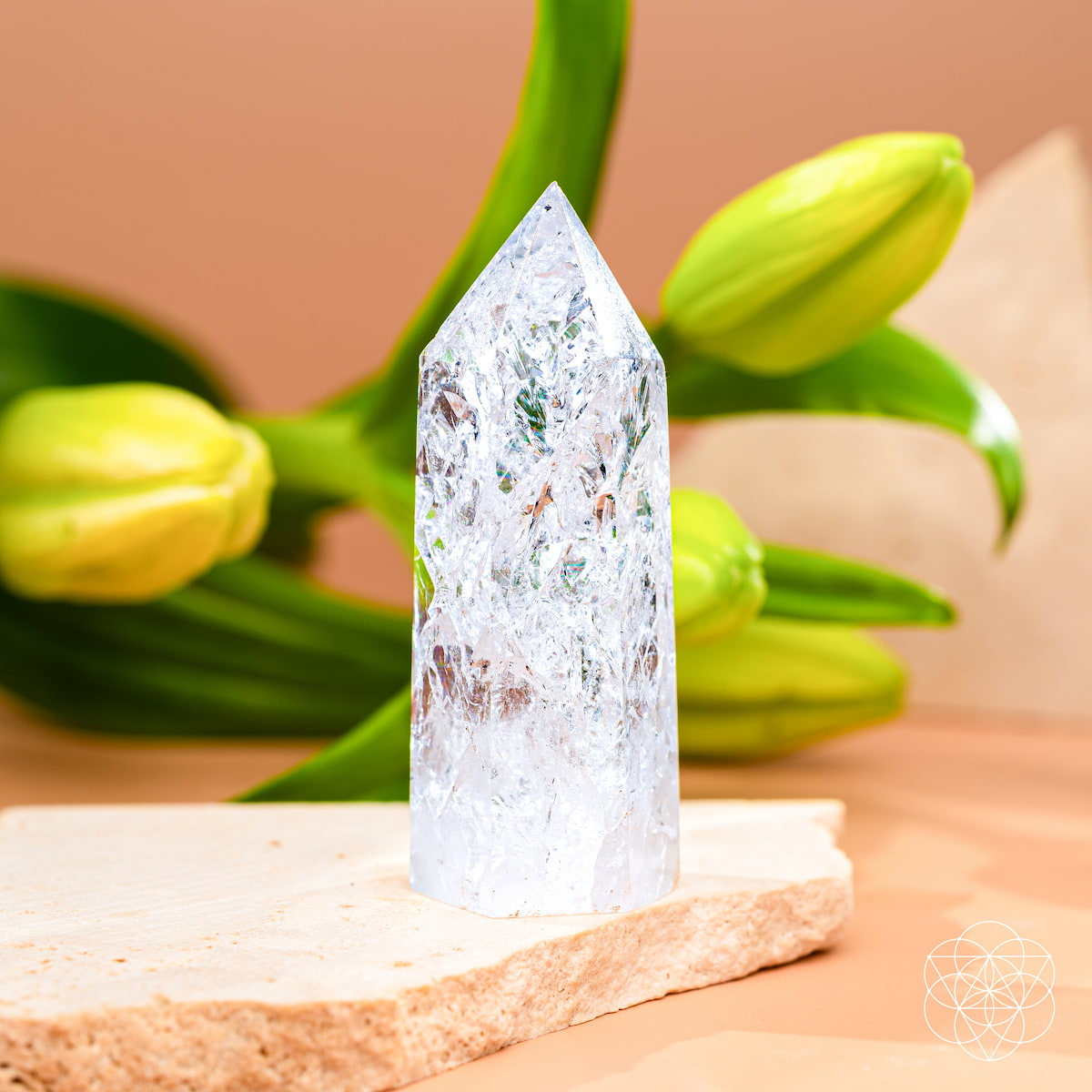 Limitless Manifestation - Ice Quartz Point – Home Decoration