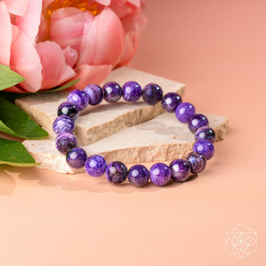 Unshakeable Intuition - Rare Siberian Charoite Bracelet – Bracelet