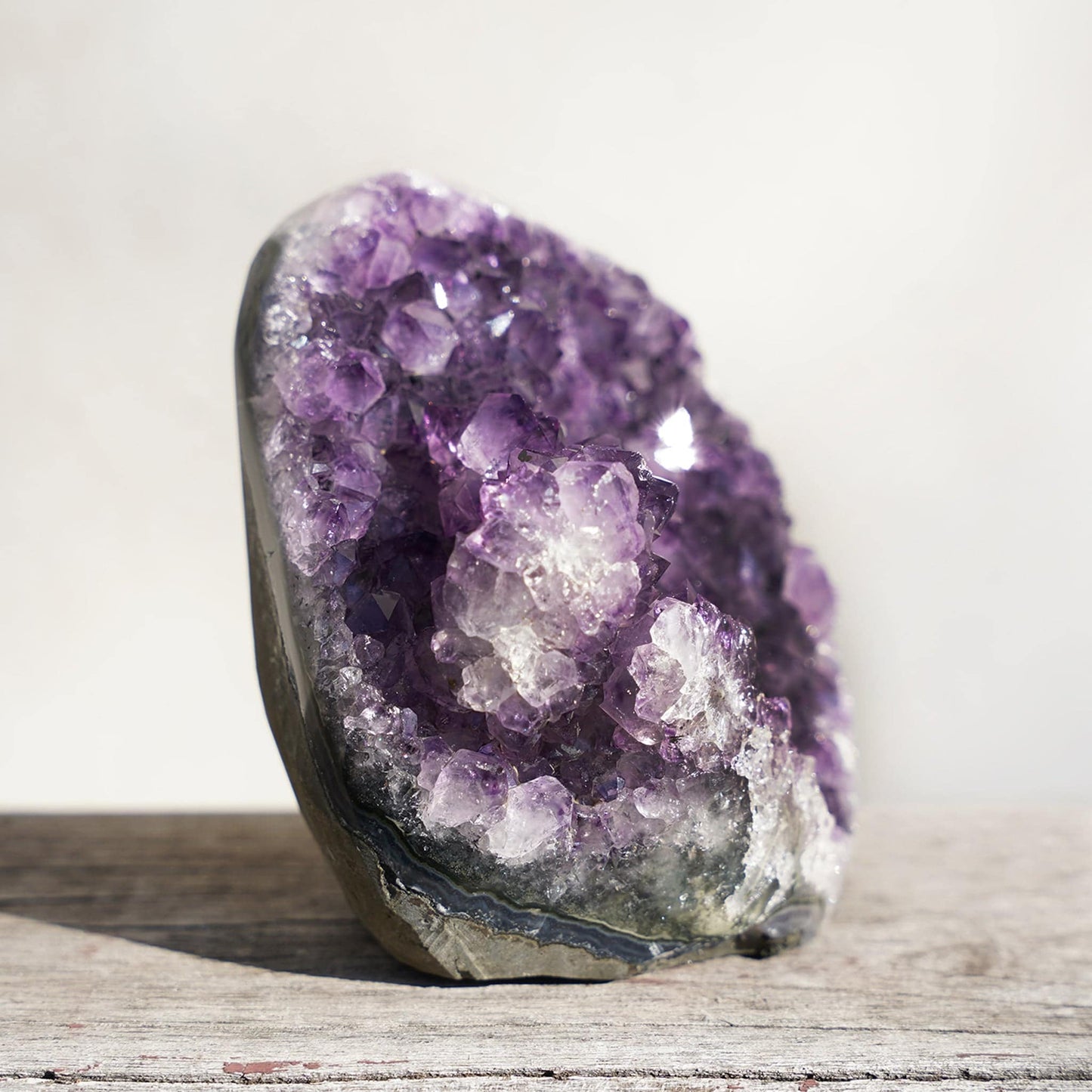 COSMIC Cut-Base Amethyst Geode – Amethysts Geode Crystals Rare Minerals Stalactites