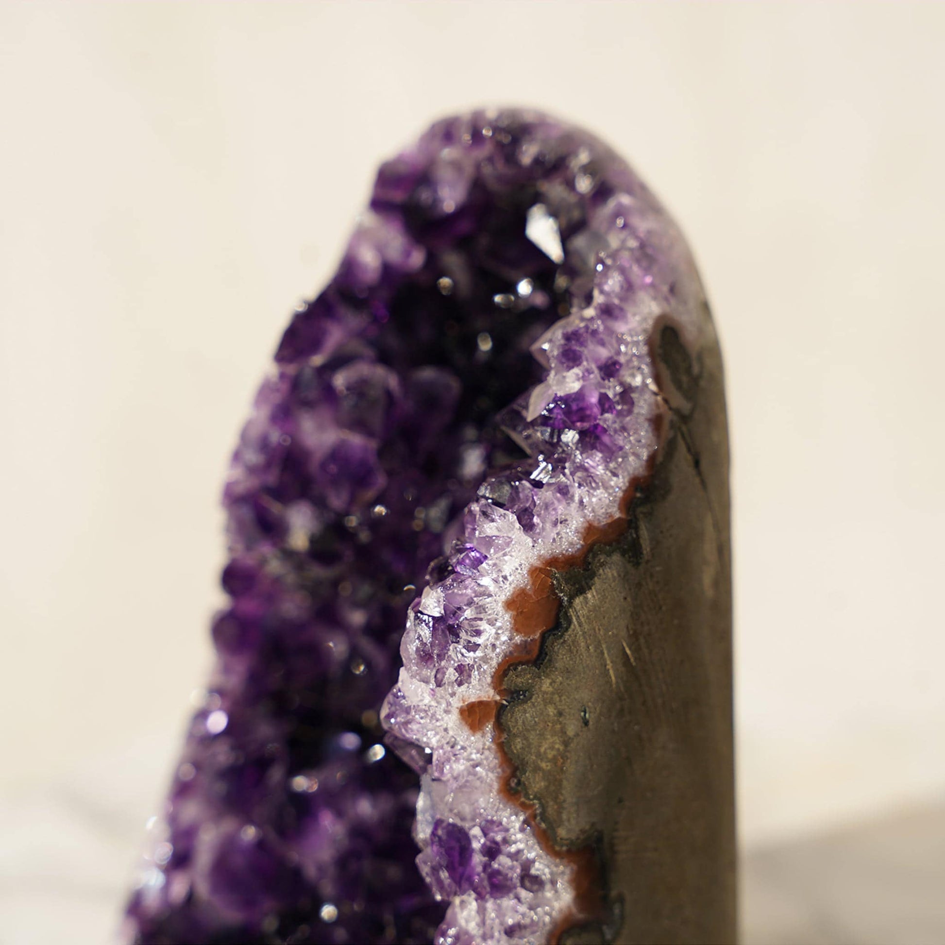 Uruguayan Amethyst Cut-Base Geode – Amethysts