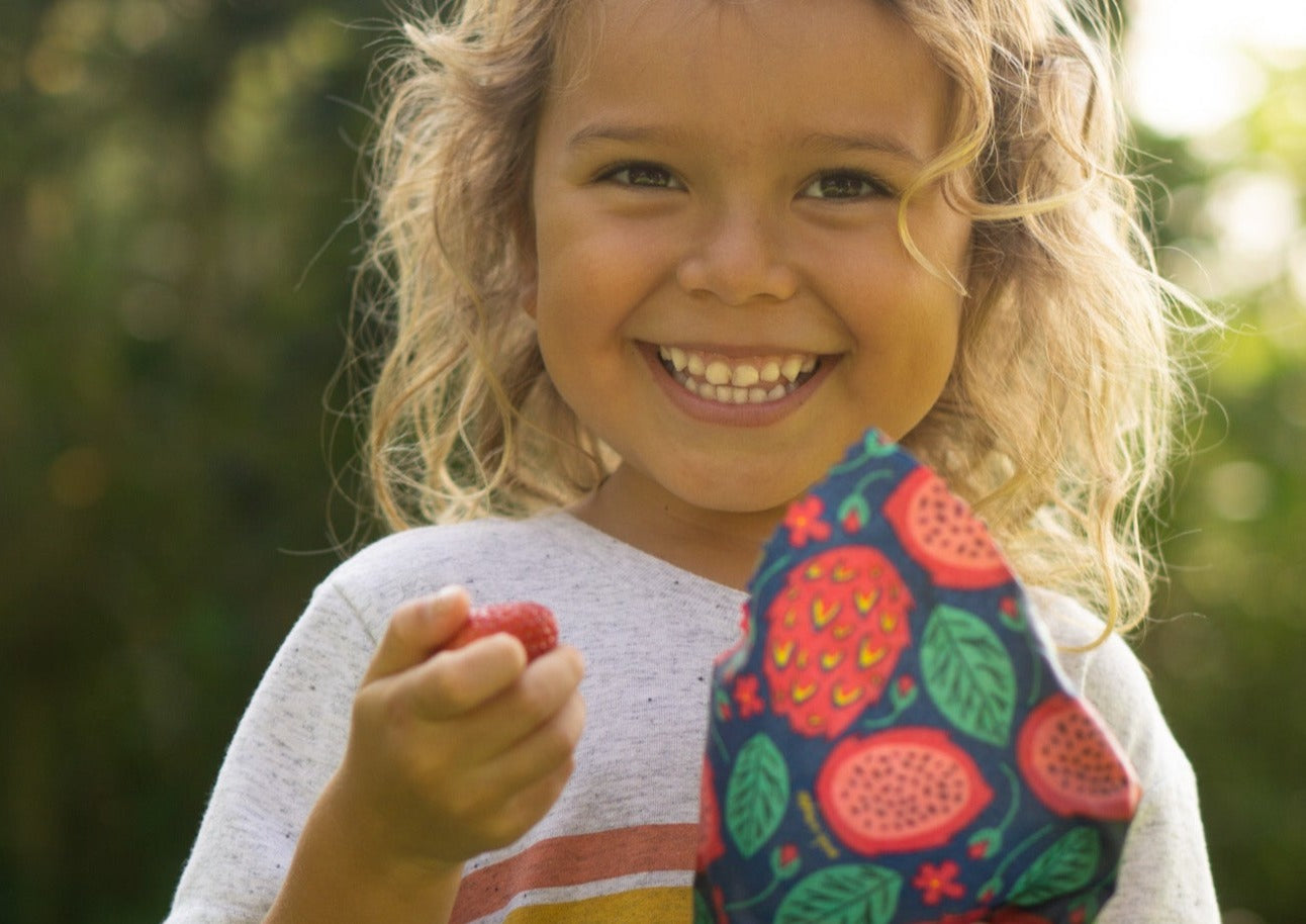 BULK ROLL Beeswax Wrap - Dragonfruit Print