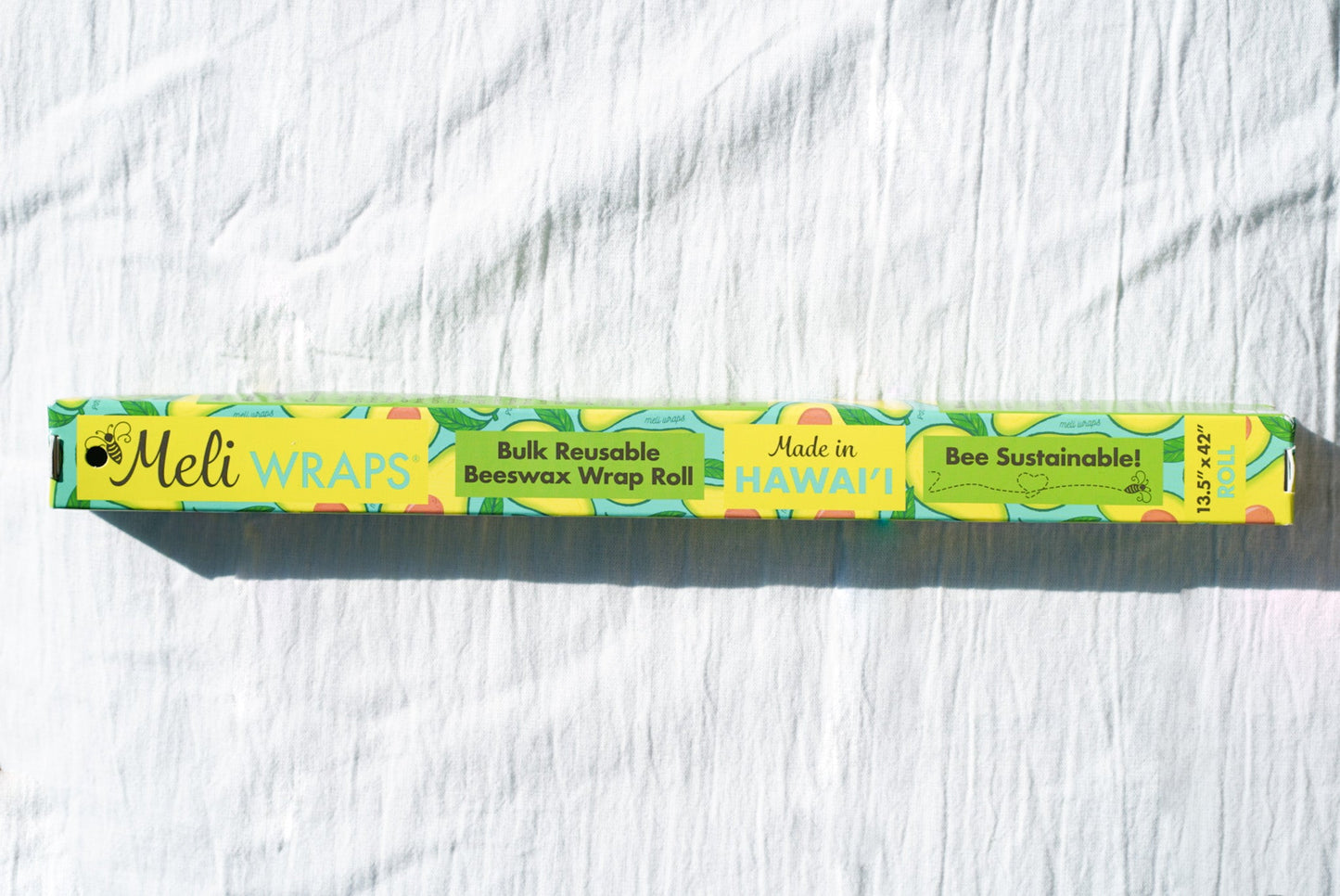 BULK ROLL Beeswax Wrap - Avocado Print