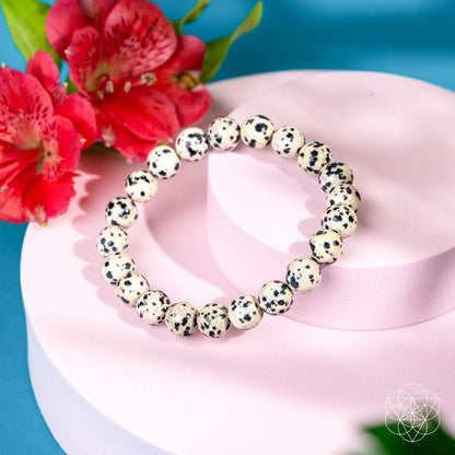 Dalmatian Jasper Bracelet – Bracelet