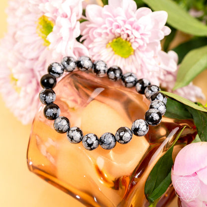 Snowflake Obsidian Bracelet – Bracelet