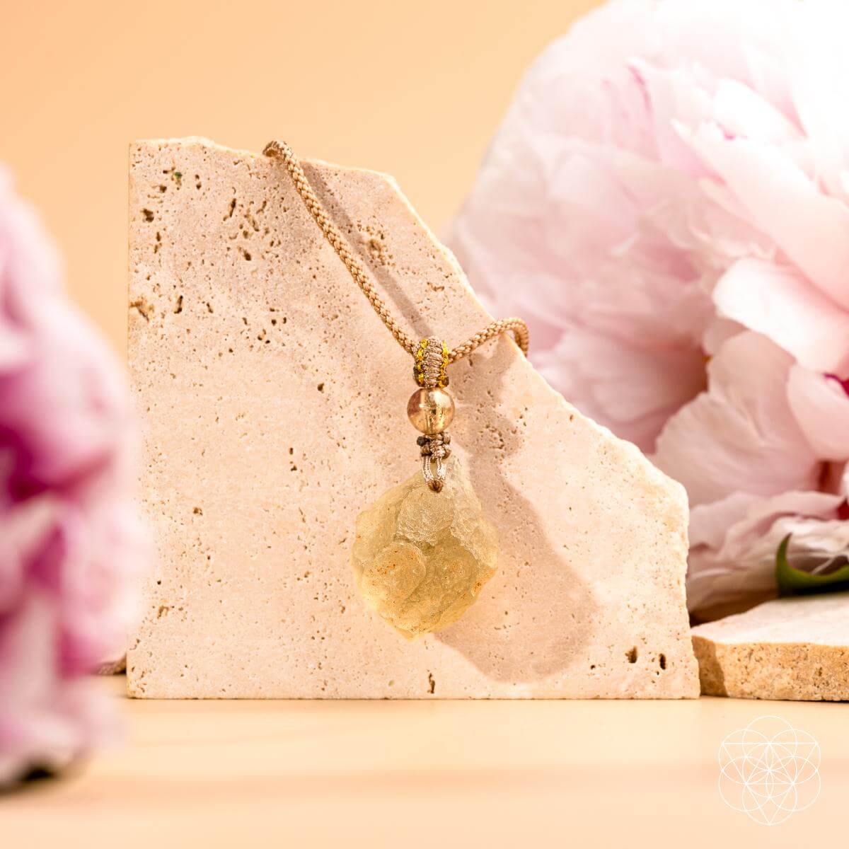 Libyan Desert Glass Pendant – Necklace