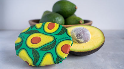 BULK ROLL Beeswax Wrap - Avocado Print