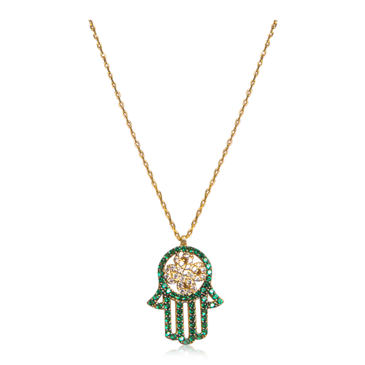 AZRA Hamsa Necklace – Necklace