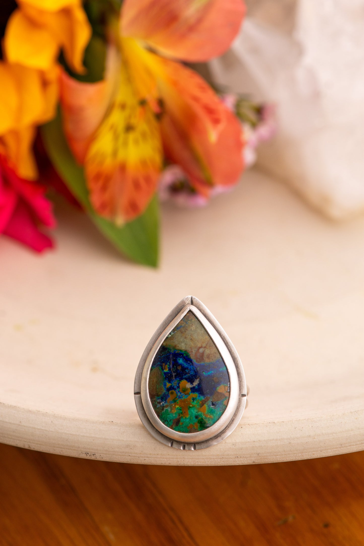 INTERGALATIC AZURITE RING