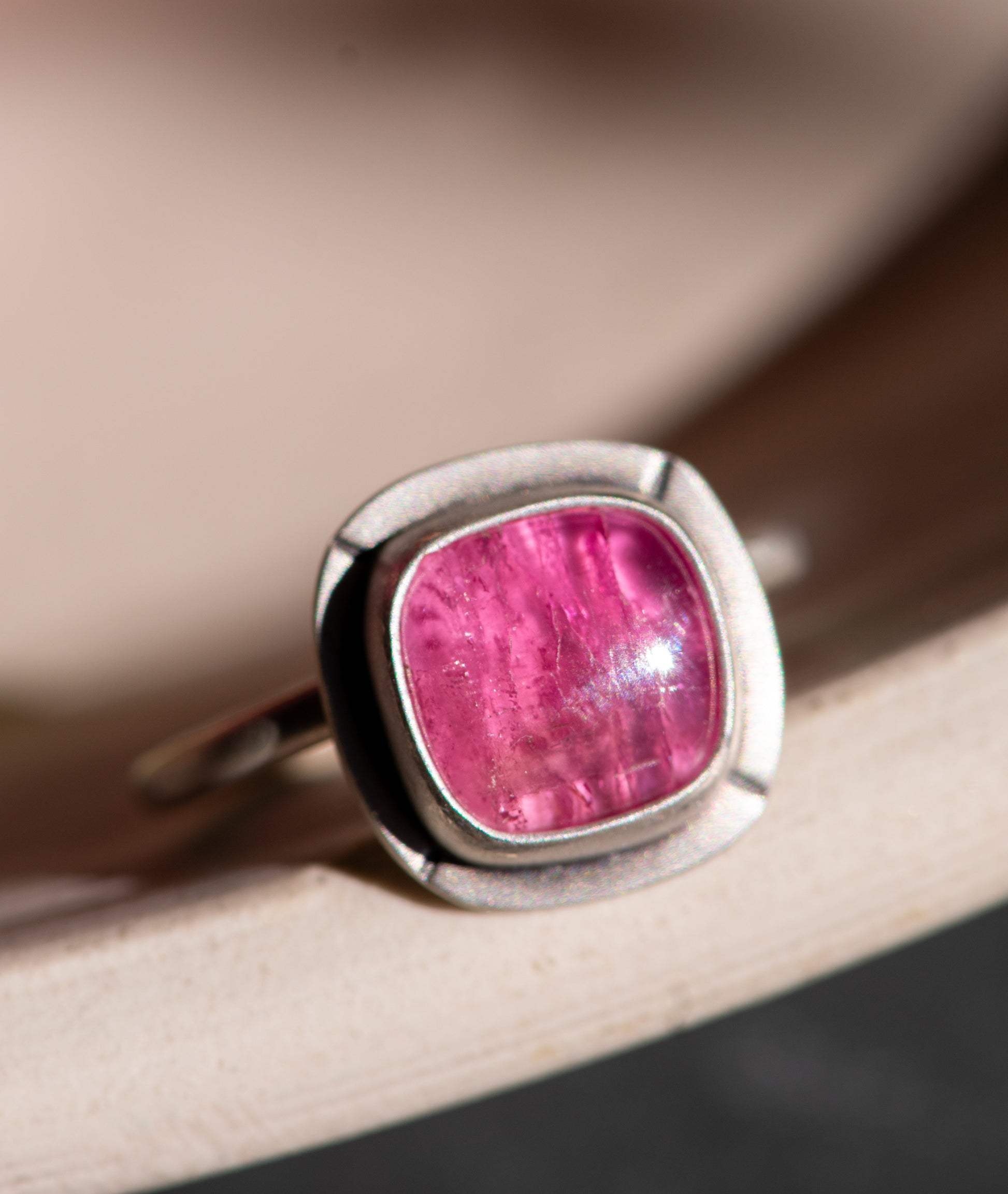 SWEET HEART TOURMALINE RING –