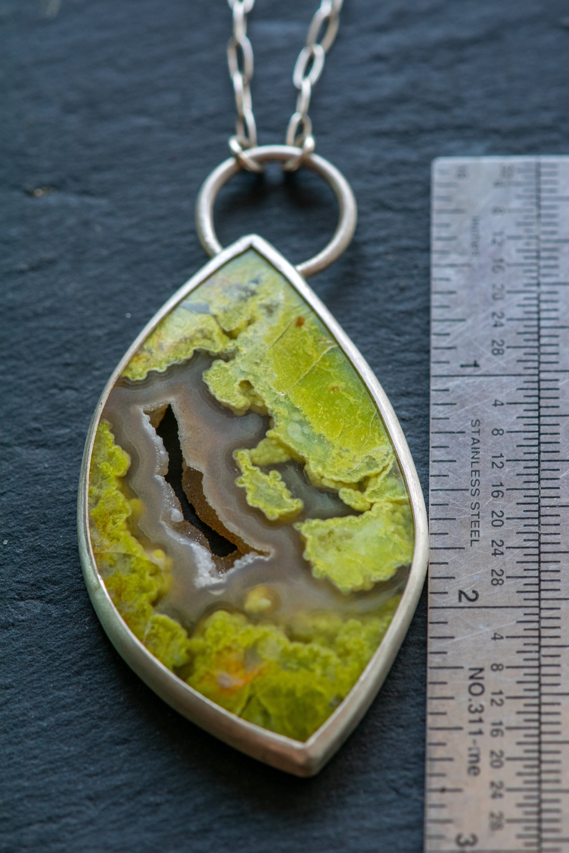 SINGING SISTERS GREEN OPAL NECKLACES –