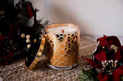 Karma Beeswax Candle 12oz - Eucalyptus Sea Salt – Golden Clover non toxic candle