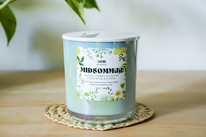 Midsommar Candle - 12oz Floral Beeswax Refillable – non toxic candle