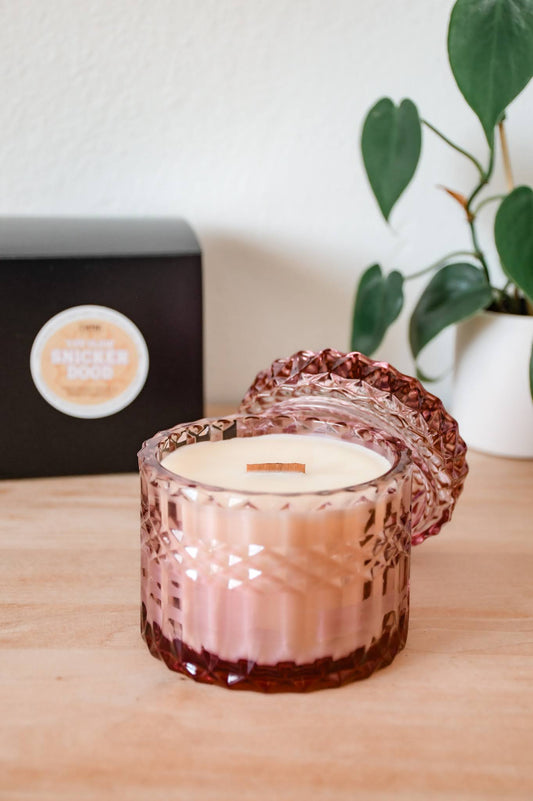 You Glow Snicker Doodle Candle – Pink non toxic candle