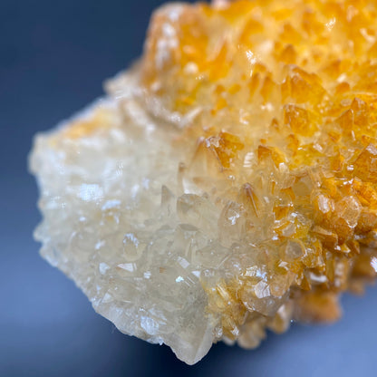 80.80 g. Danburite with Quartz Druzy and Golden Calcite – Danburite