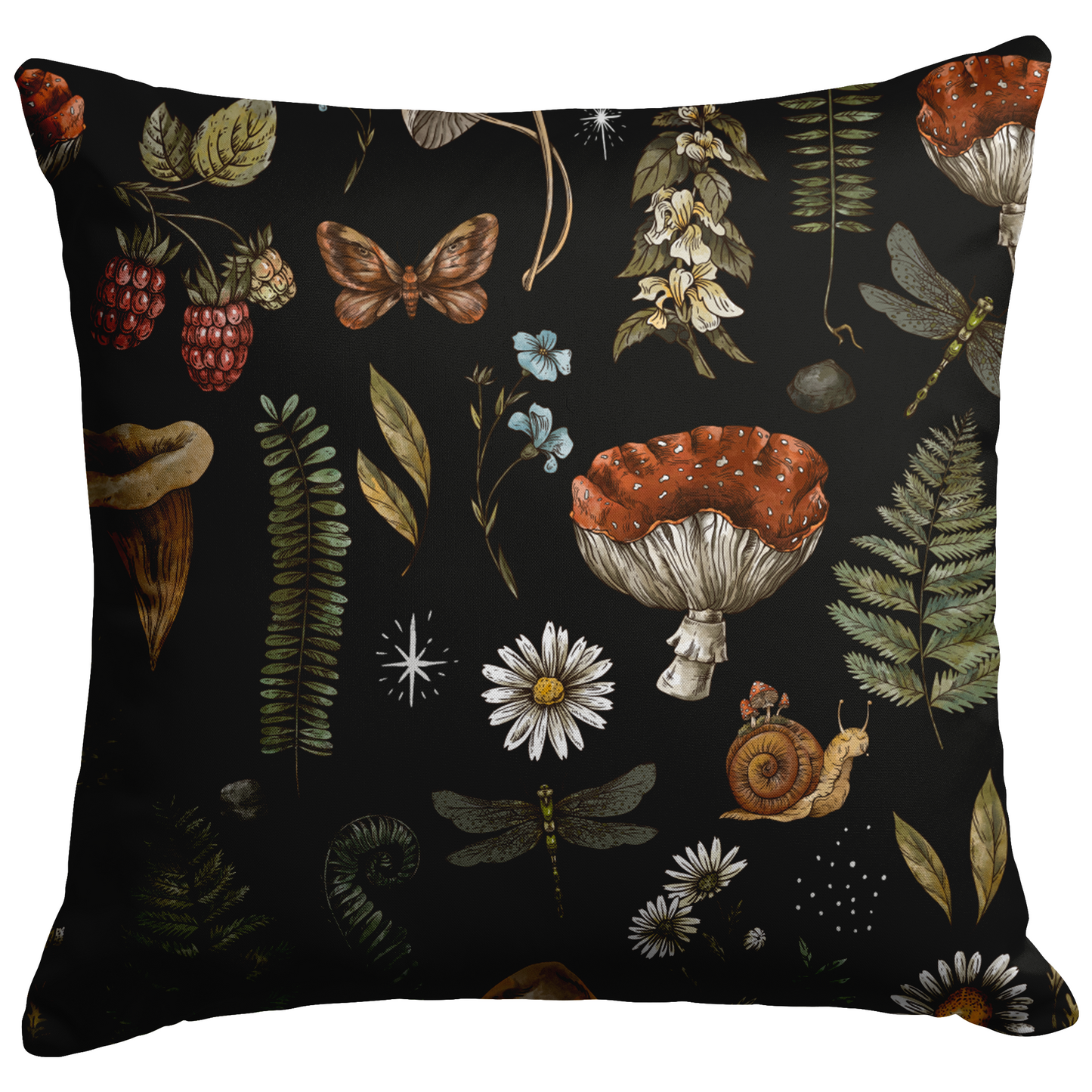 Dark Forest - Throw Pillow