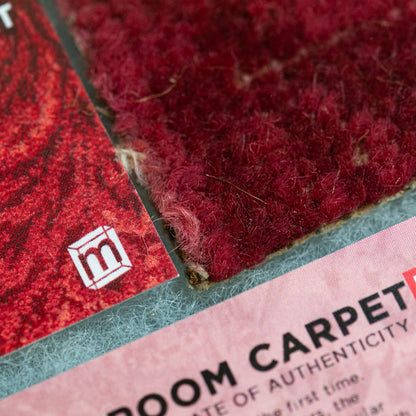 Walt Disney’s Disneyland Apartment Carpet | Cranberry Room, 2 × 2 in – Specimens > Relics & Artifacts > Pop Culture