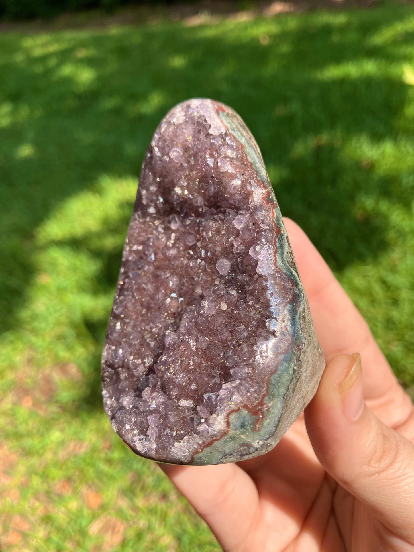 Rainbow Amethyst Cut Base –