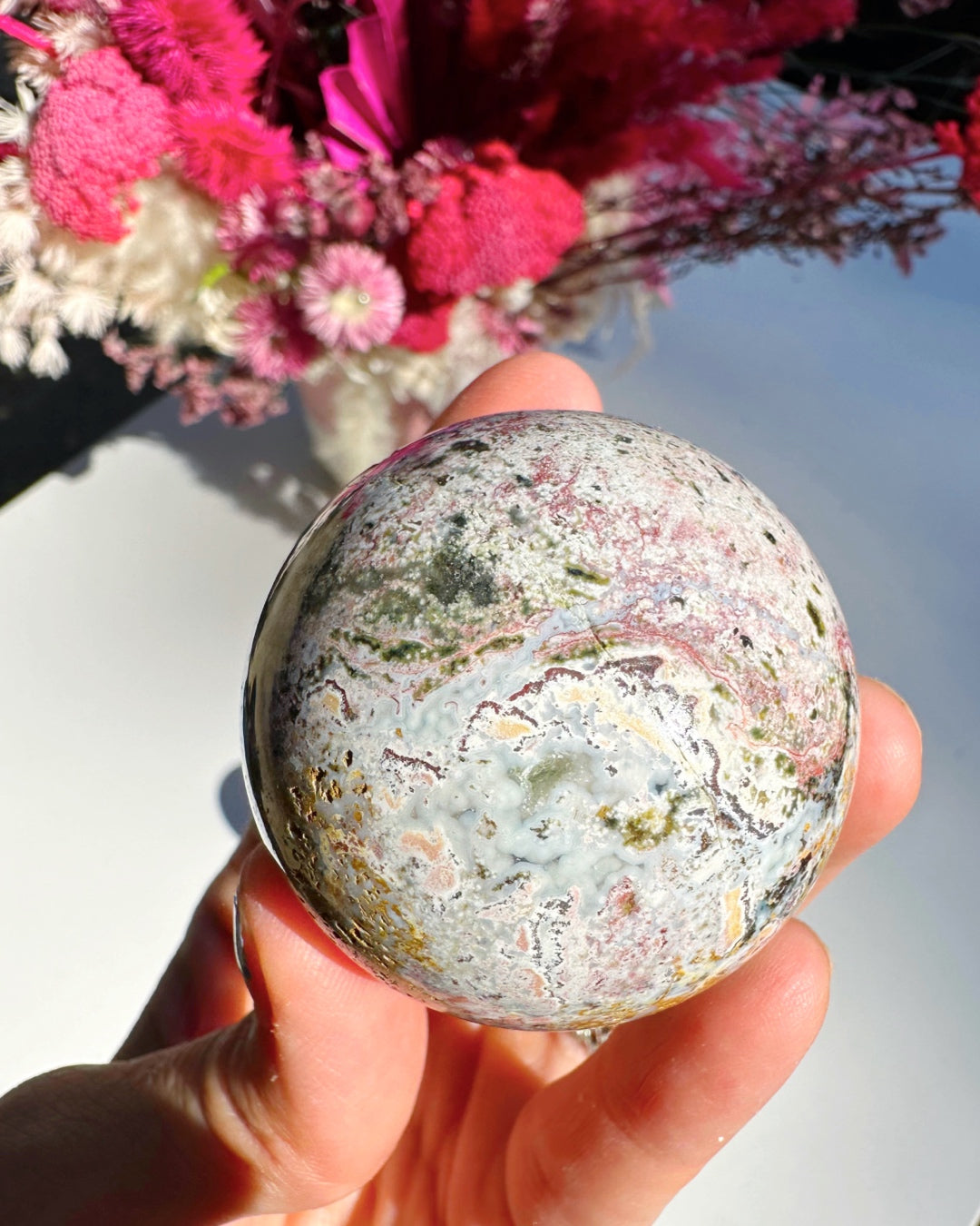 Ocean Jasper Sphere –