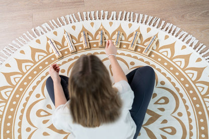 Energy Chimes 7 Chakra Set – Sound Healing & Meditation Chimes with Wooden Base