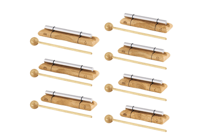 Energy Chimes 7 Chakra Set – Sound Healing & Meditation Chimes with Wooden Base