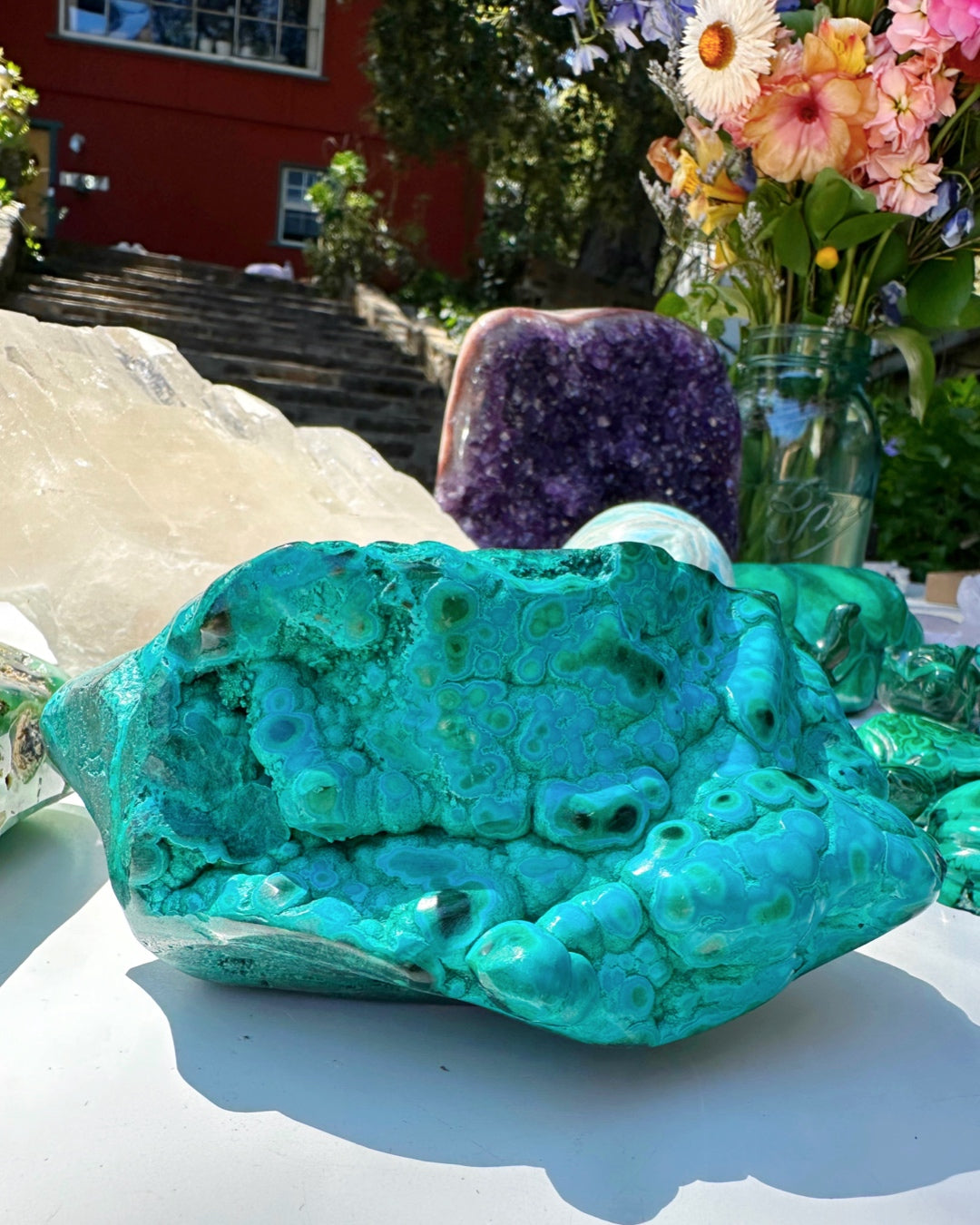 Chrysocolla w/ Malachite –