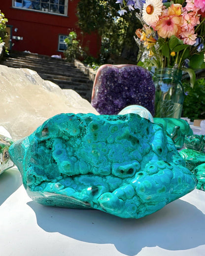 Chrysocolla w/ Malachite –