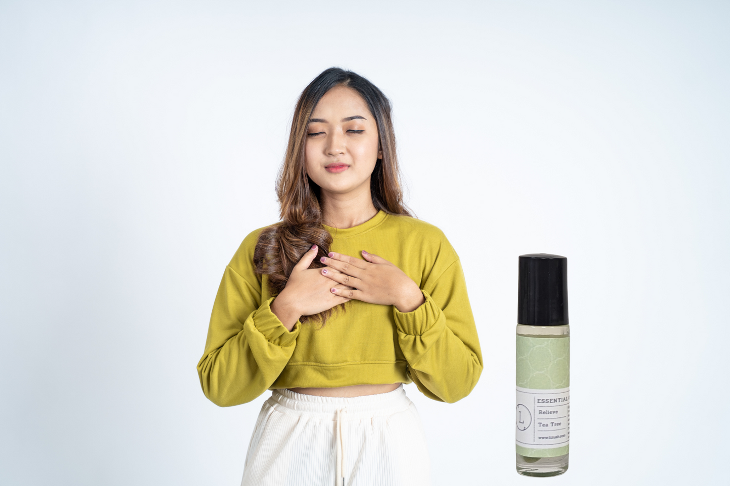 CBD Essential Oils Roll-On set with Crystals and CBD (THC free) – All Gifts