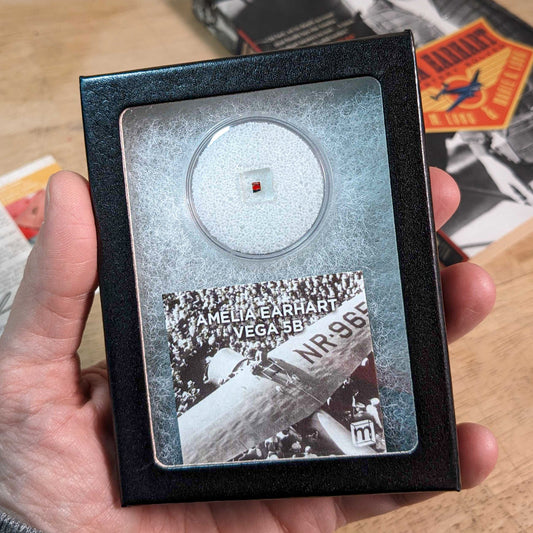 Amelia Earhart Vega 5B Red Fabric - Limited Supply – Specimens > Relics & Artifacts > Pop Culture