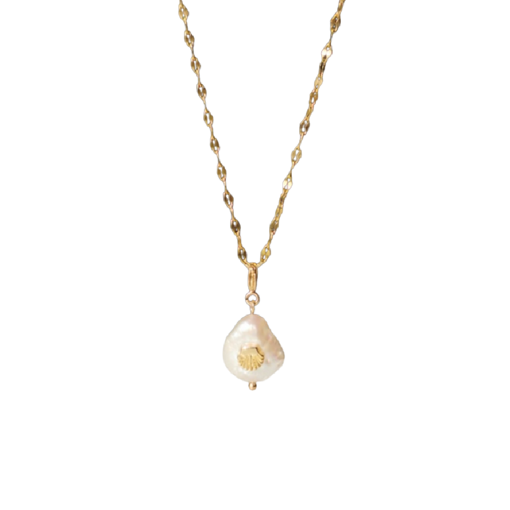 Serpent Coin Necklace – Mother of Pearl Necklaces