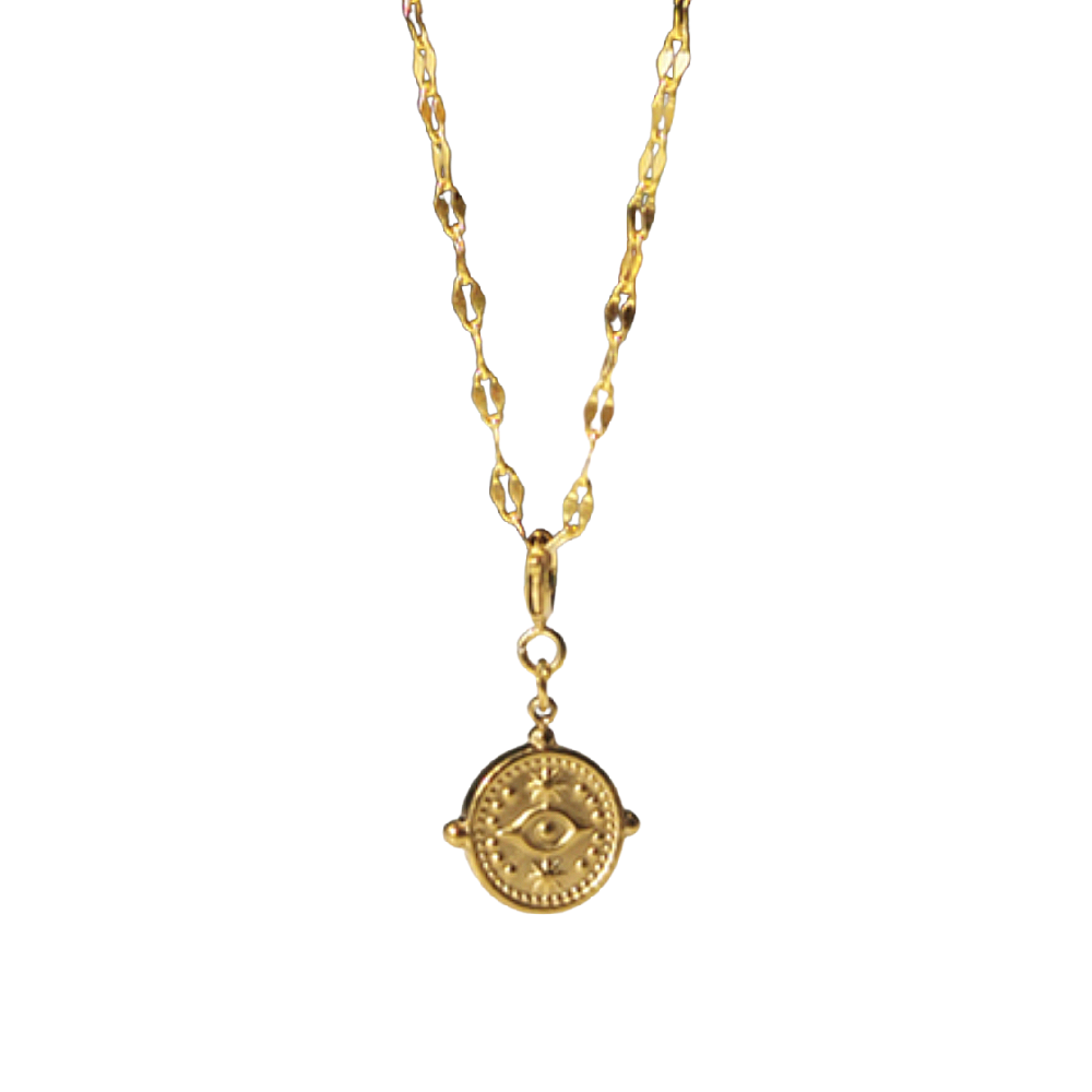 Serpent Coin Necklace – Evil Eye Necklaces