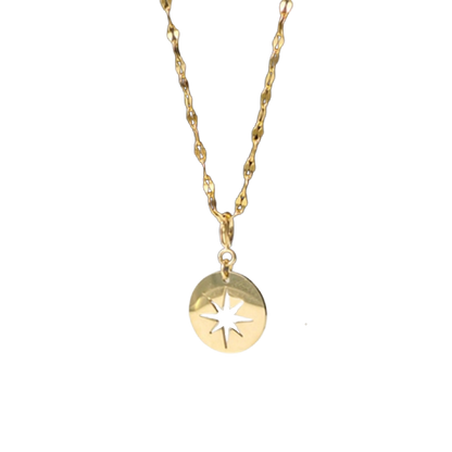 Serpent Coin Necklace – North Star Cutout Necklaces