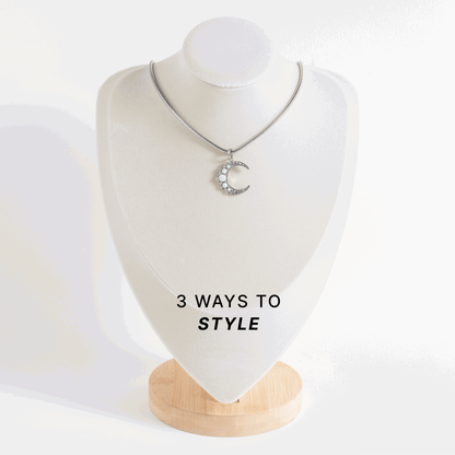 Opal Moon Interchangeable Charm