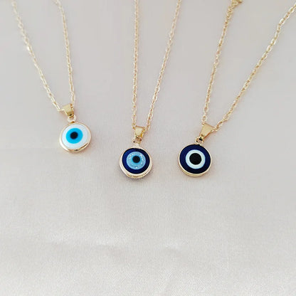 Gold Evil Eye Necklaces