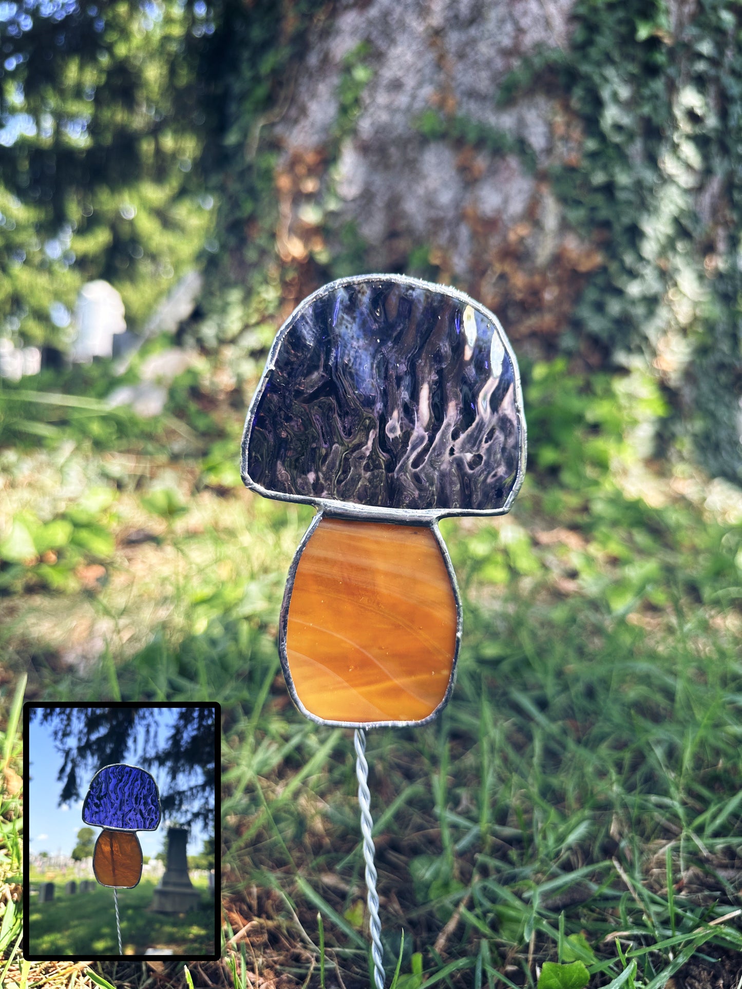 Mushroom Garden Stake – Whimsical Outdoor Décor for Yard & Planters