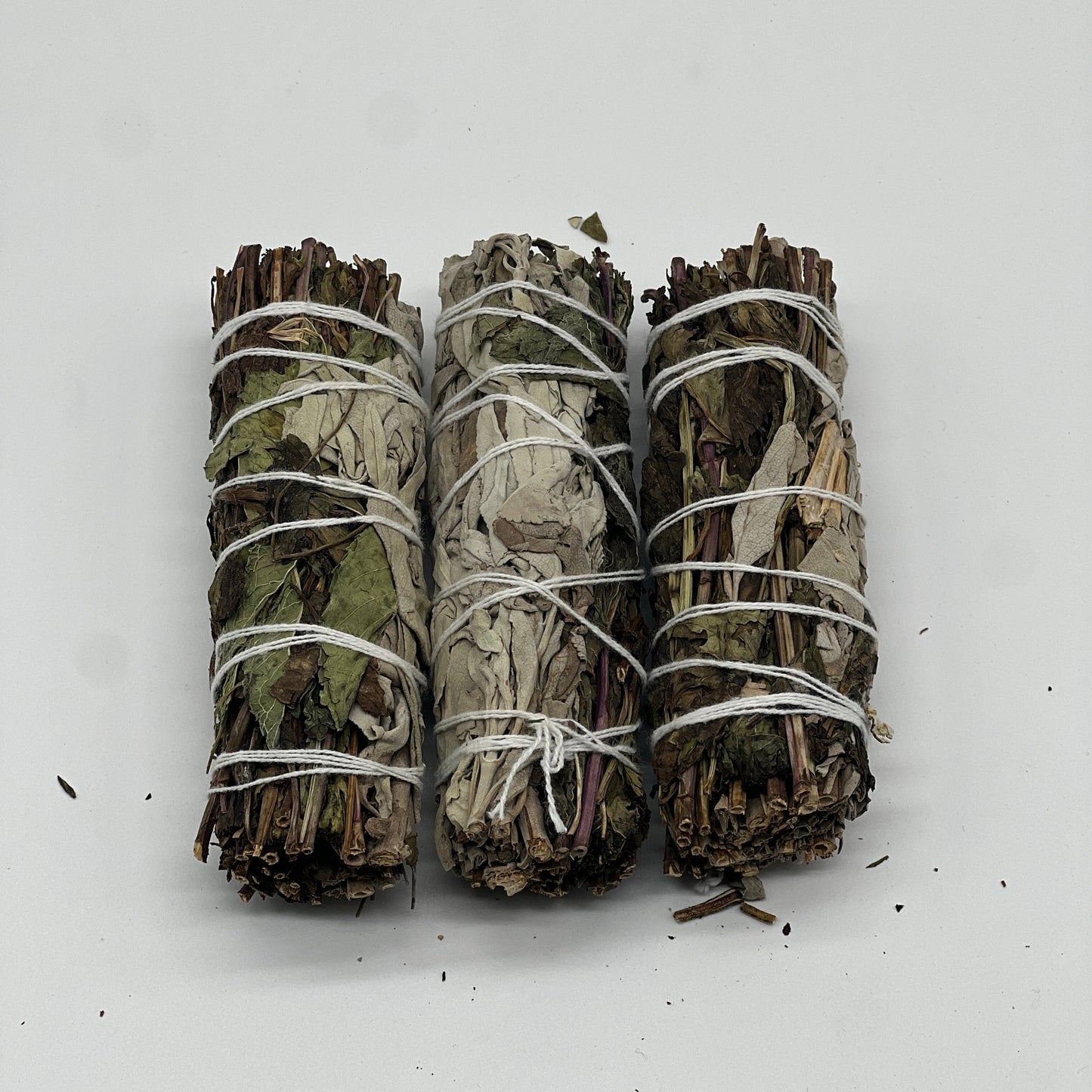 Peppermint & White Sage Smudging Sticks - 4" - Native-Owned, Sustainably Harvested