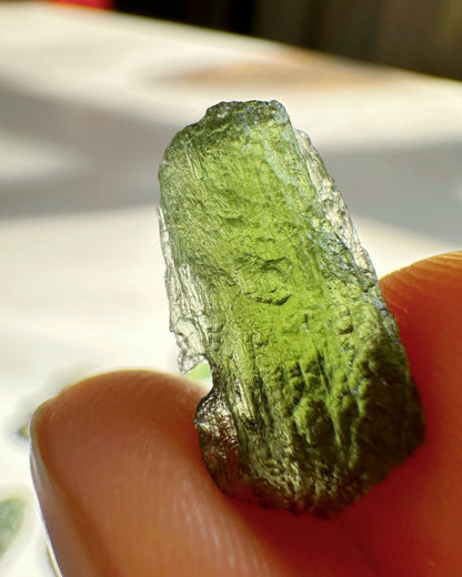 Chlum Moldavite #8 - AA –