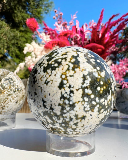 Ocean Jasper Sphere –