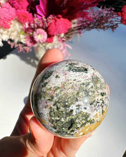 Ocean Jasper Sphere –