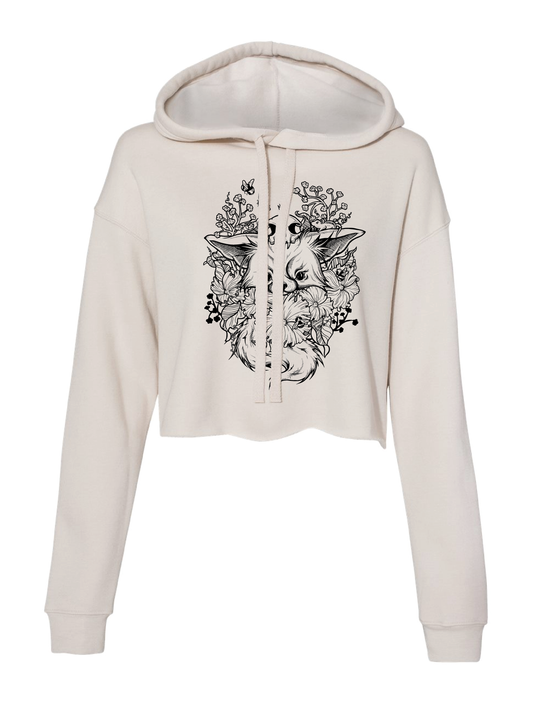 Forest Fox · Cropped Hoodie – 2XLarge Hoodies
