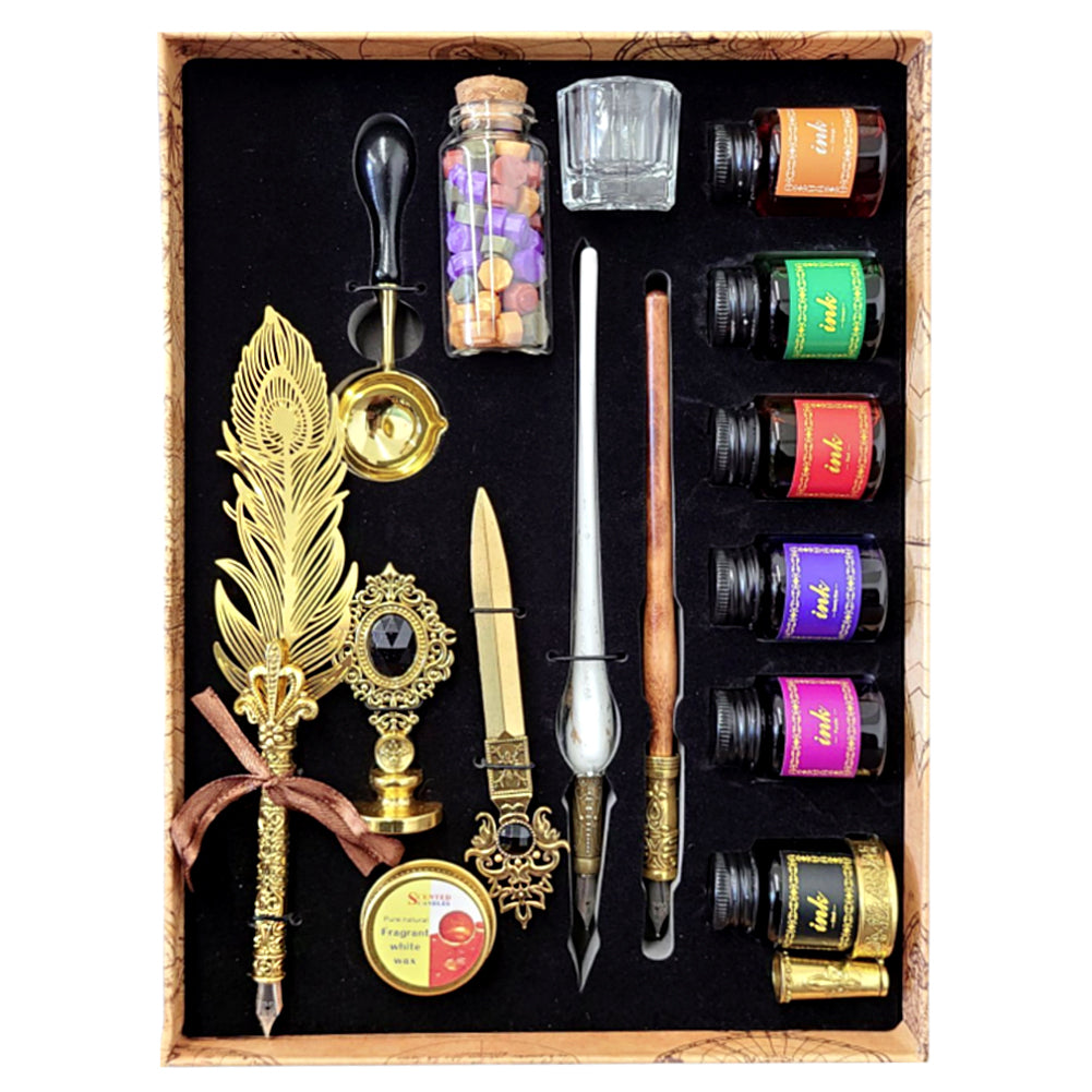 Feather Quill Pen Dip Set - Style 13 – Altar supplies