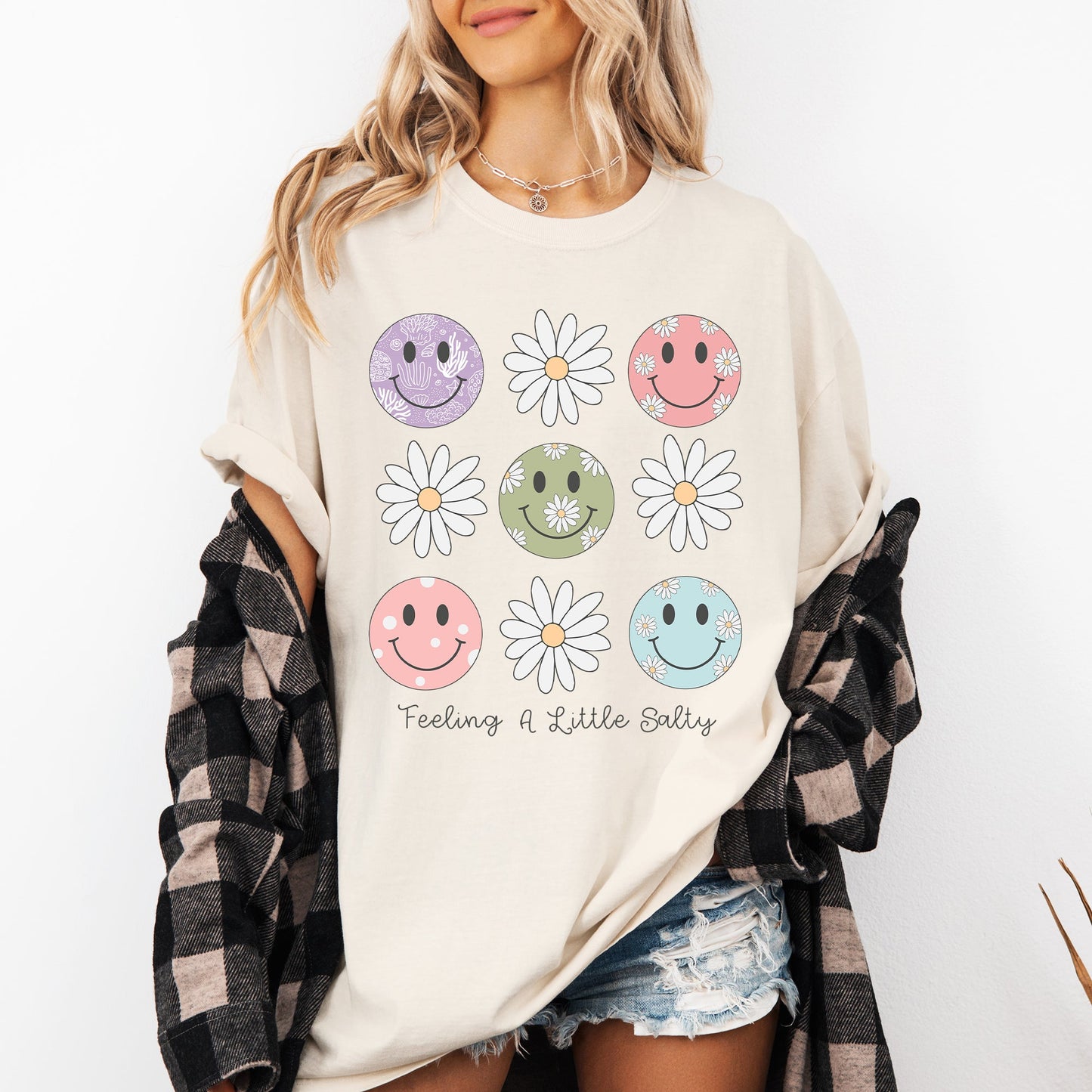 Feeling A Little Salty - Comfort Colors T-Shirt – Ivory Cream T-Shirt