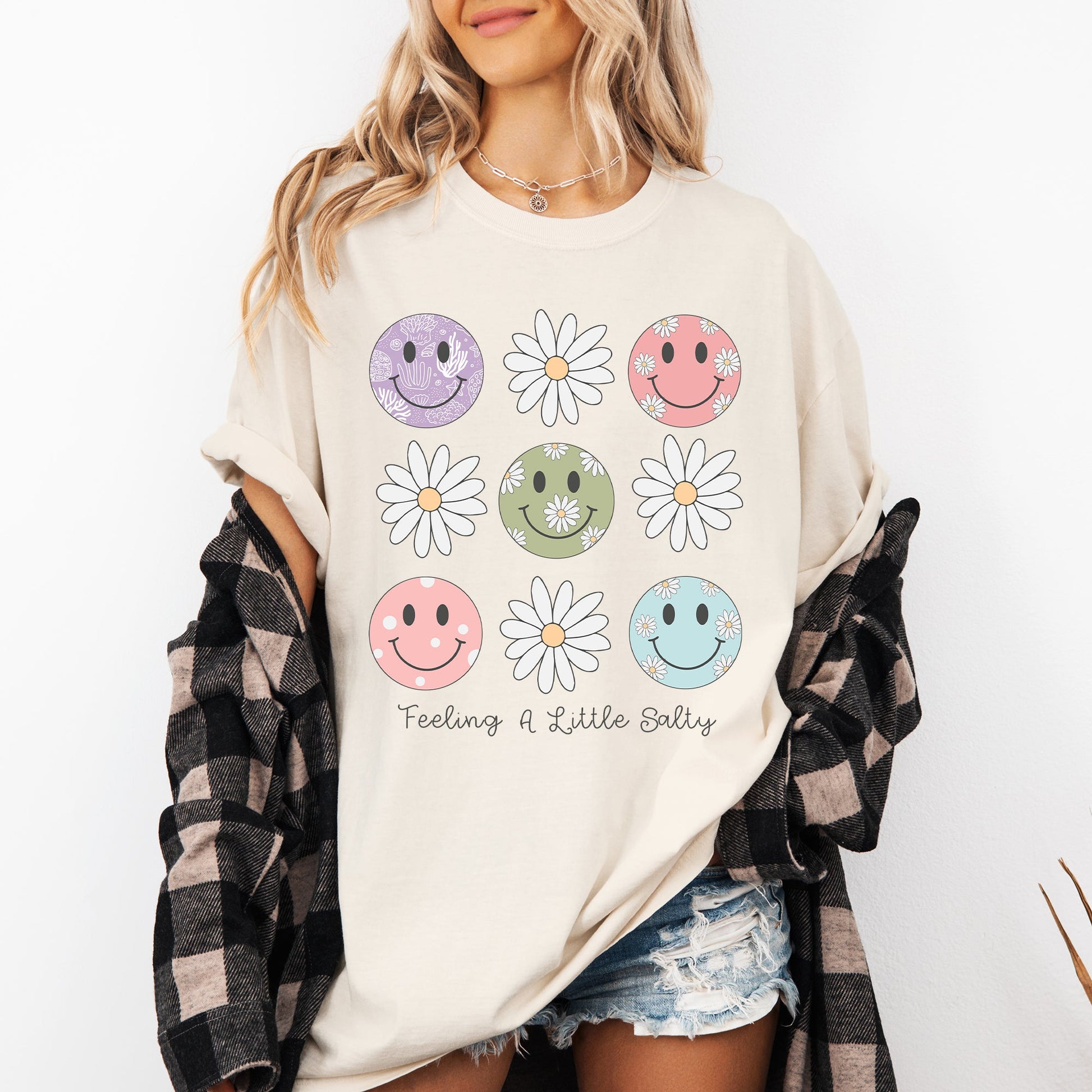 Feeling A Little Salty - Comfort Colors T-Shirt – Ivory Cream T-Shirt