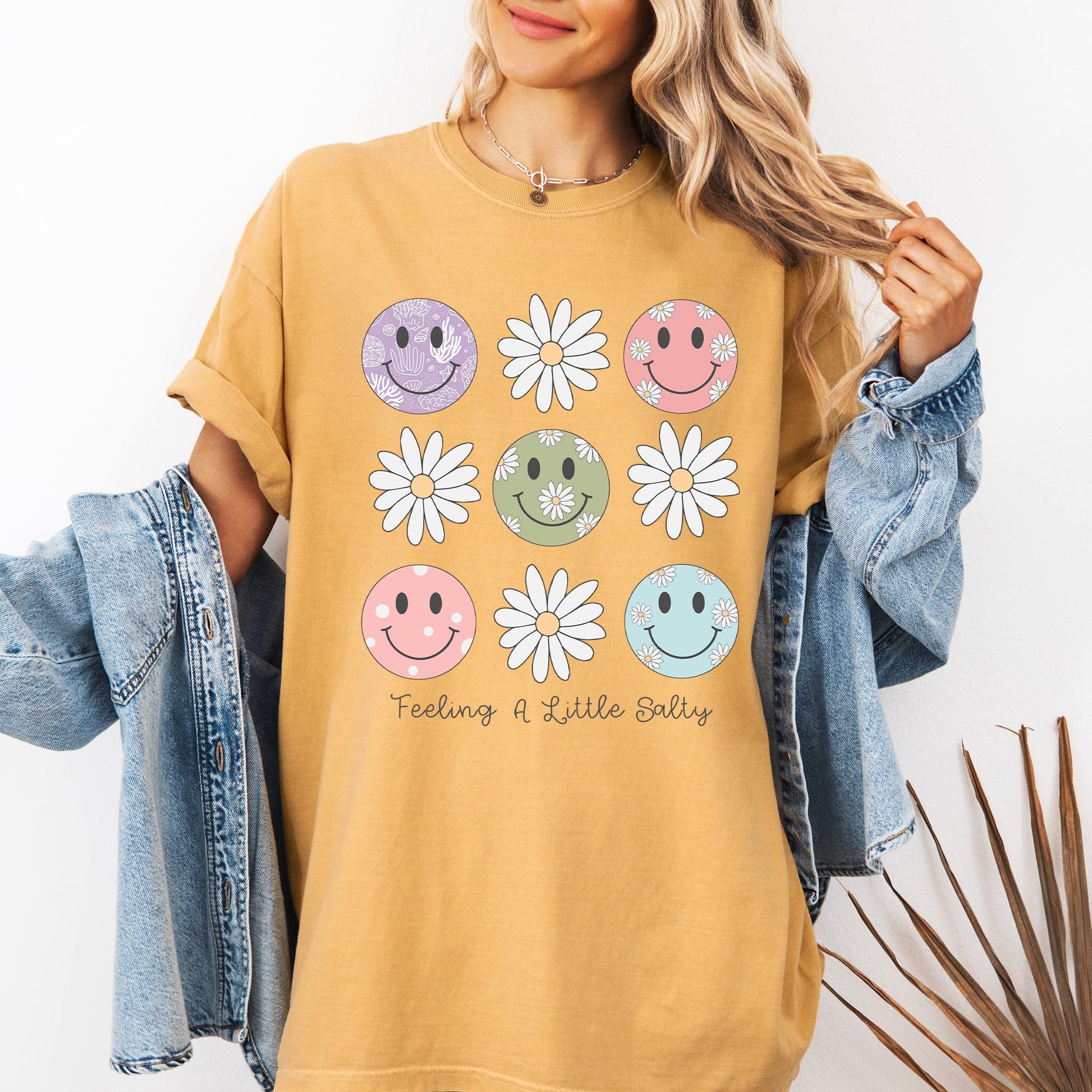 Feeling A Little Salty - Comfort Colors T-Shirt – Mustard T-Shirt