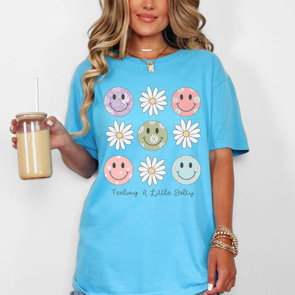 Feeling A Little Salty - Comfort Colors T-Shirt – Sapphire Blue T-Shirt