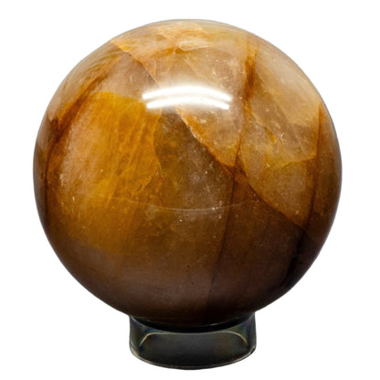 Ferruginous "Golden Healer" Quartz Spheres 75-77mm – Golden Healer Quartz 604g - 3.00" Spheres
