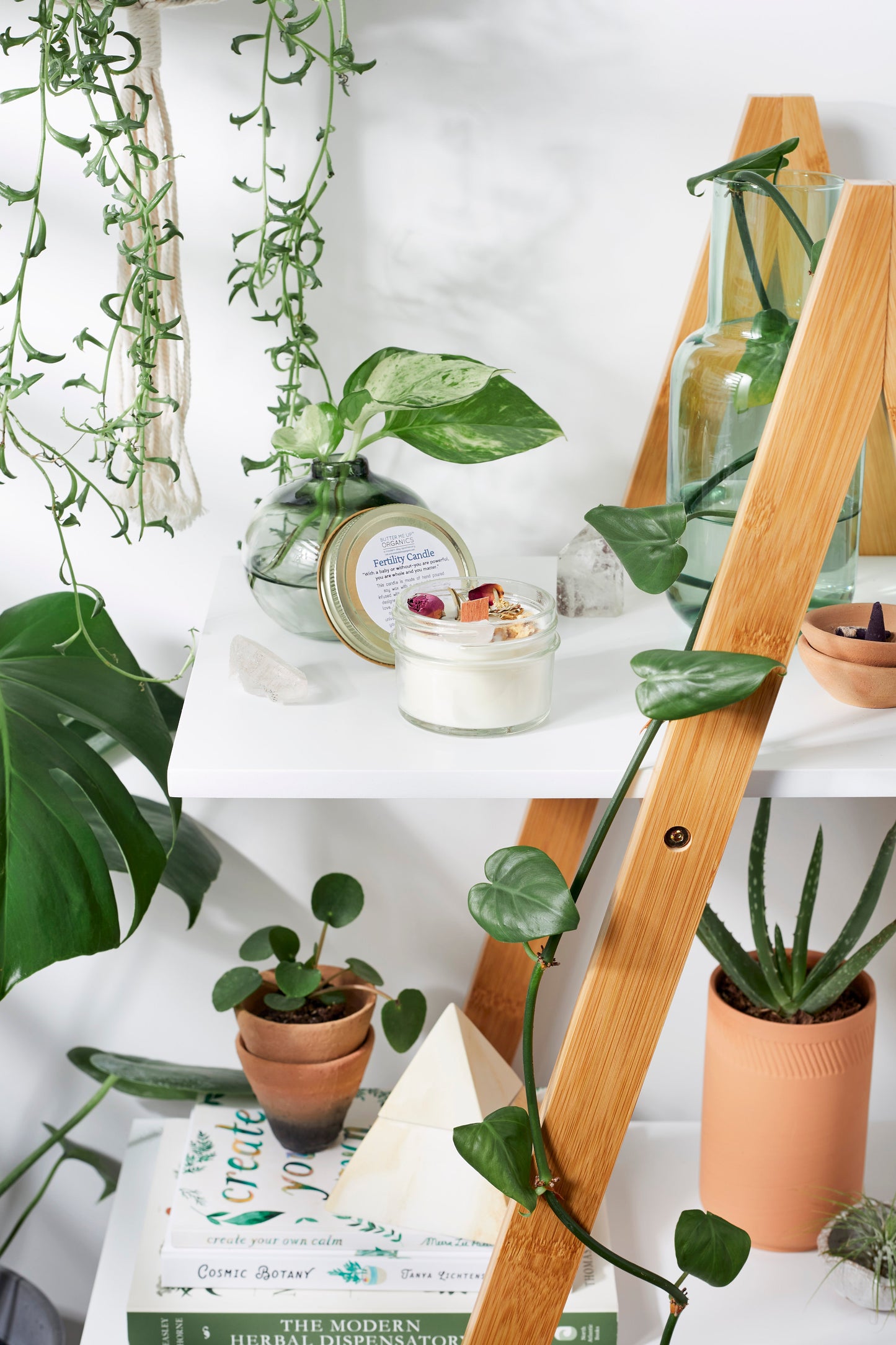 Fertility candle / crystal candle