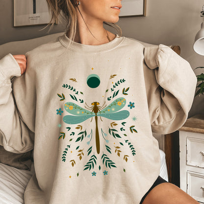 Floral Night Sky - Sweatshirt – Sand Sweatshirt