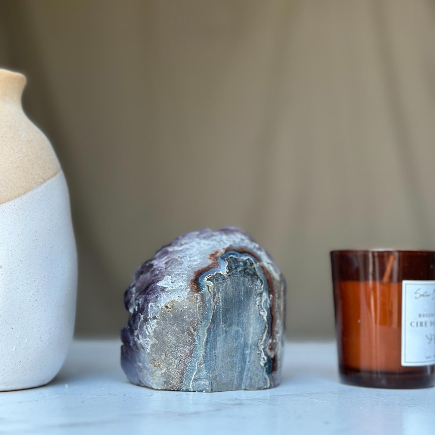 Amethyst Geode – Large Crystal Cluster Statement Piece